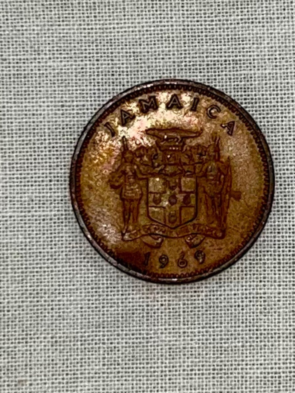 Coin - 1 cent 1969 Jamaica coin